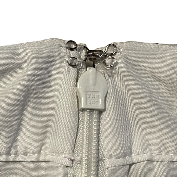 J. by J. Crew Blue/White/Black Abstract Floral Print Pencil Skirt - Sz 4 - Picture 5 of 10